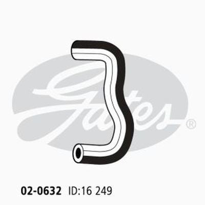 Heater Hose GATES 02-0632 for NISSAN NAVARA D21 1992-1997 3L Petrol