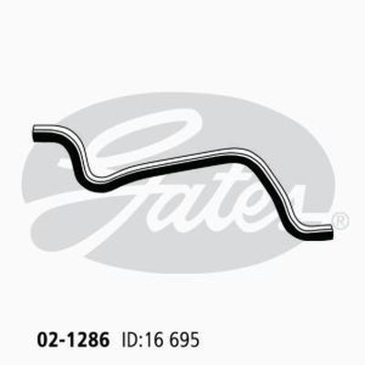 Heater Hose Gates 02-1286 for TOYOTA RAV-4 ACA20 ACA21 2L 2000-2003 PETROL