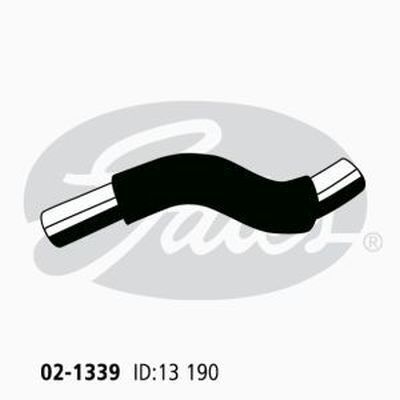 Heater Hose Gates 02-1339 for DAIHATSU SIRION M100 1L 1998-2005 PETROL