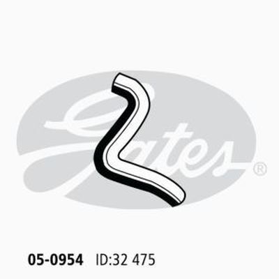 Radiator Hose Lower Gates 05-0954 for FORD CAPRI SA SB SC SE 1.6L 1989-1994 PETROL