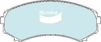 Brake Disc Pad Set Front Bendix DB1388 HD For MAZDA MITSUBISHI MPV GRANDIS PAJE…