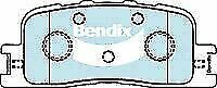 Brake Disc Pad Set Rear Bendix DB1463 4WD For LEXUS TOYOTA ES CAMRY KLUGER