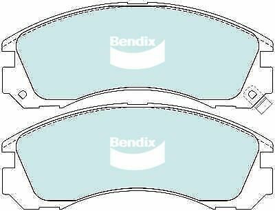 Bendix DB1223 4WD Disc Pad Set