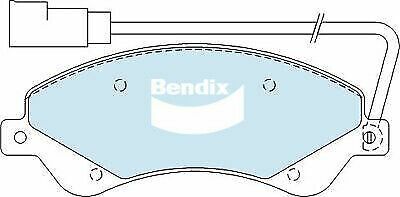 Brake Disc Pad Set Bendix DB1967 HD For FORD TRANSIT VM 2.2 TDCi