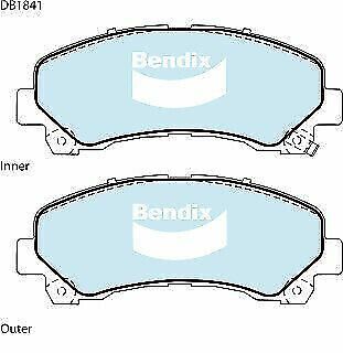 Brake Disc Pad Set Front Bendix DB1841 HD For CHEVROLET COLORADO HOLDEN COLORADO