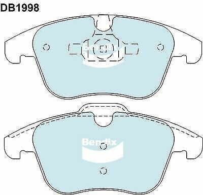 Brake Disc Pad Set Front Bendix DB1998 HD For FORD MONDEO LAND ROVER FREELANDER…