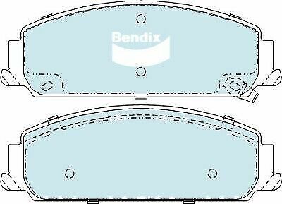 Brake Disc Pad Set Front Bendix DB2266 GCT For HOLDEN Calais VF Commodore