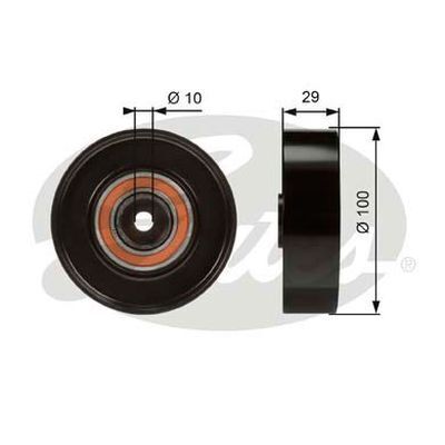 Pulley Gates 36008 for Alfa Romeo Spider GTV 937 932 916 2.0L