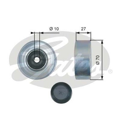 Pulley Gates 36325 for BMW HYUNDAI KIA