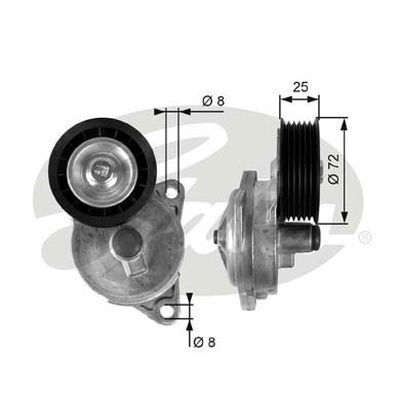 DriveAlign Tensioner Unit Gates 38188 For FORD FOCUS MAZDA TRIBUTE