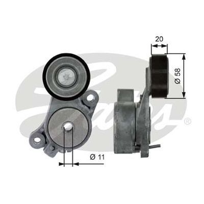 DriveAlign Tensioner Unit Gates 39040 For AUDI A1 VW BEETLE GOLF JETTA POLO TIGUAN
