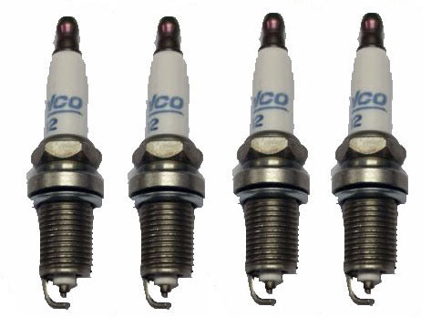 Spark Plug Set of 4 Acdelco Double Platinum Finewire 41982