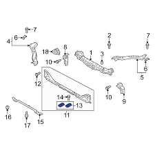 Bracket Radiator Lh 71132-57L00 for Suzuki