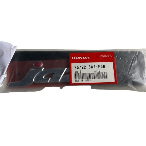 Emblem Rear Jazz 75722SAAE00 For Honda