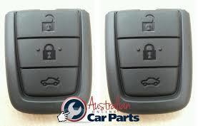 REPLACEMENT KEY REMOTE 3 BUTTON PAD x2 for COMMODORE VE Sedan 2006-2013 Pair