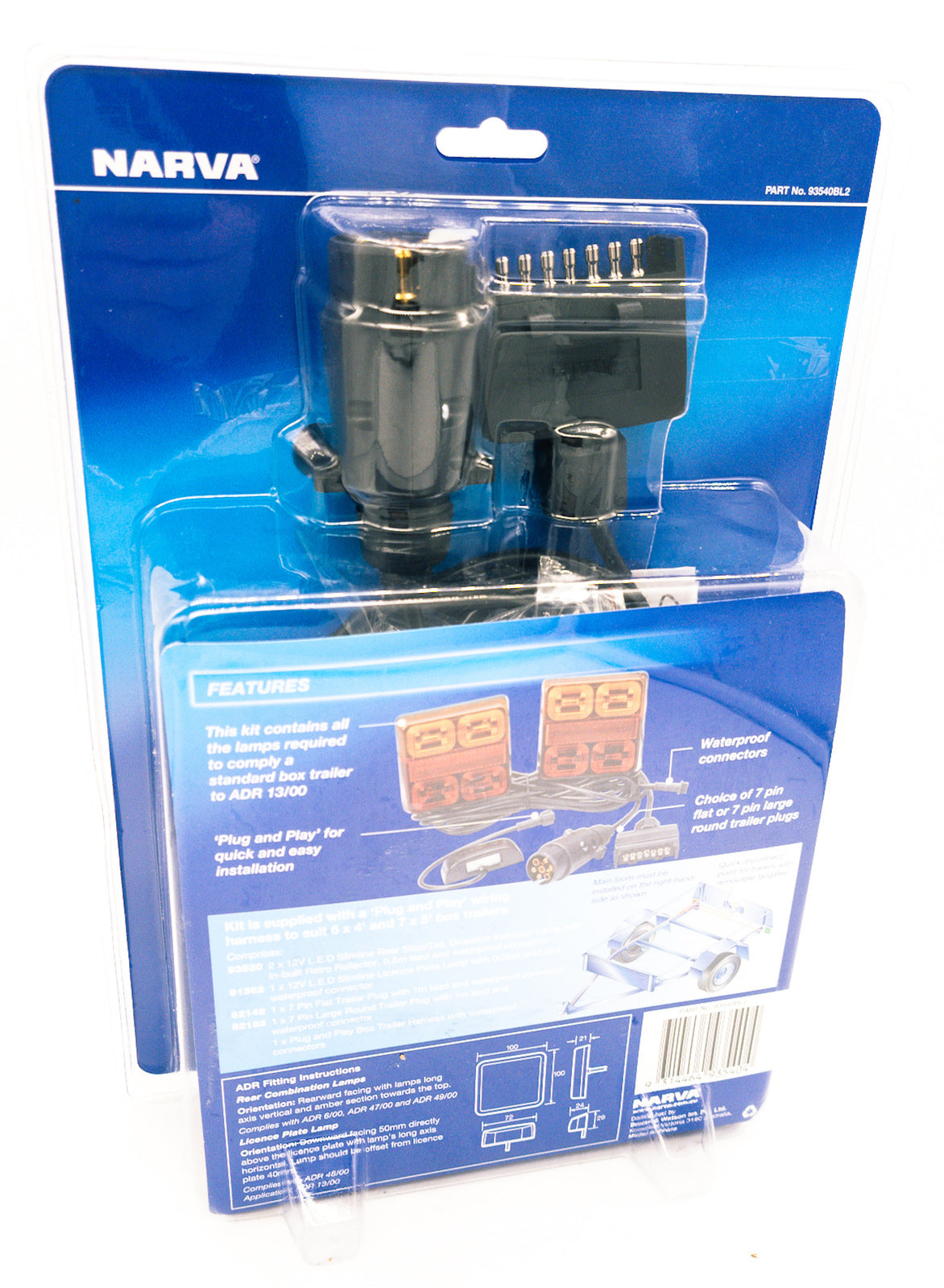 Box Trailer Wiring & Lamp Kit Narva 93540BL2 DIY