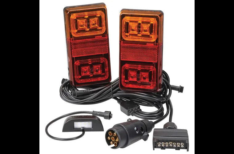 LED Box Trailer taillamp Kit Narva 93560BL2 12V Mdl35