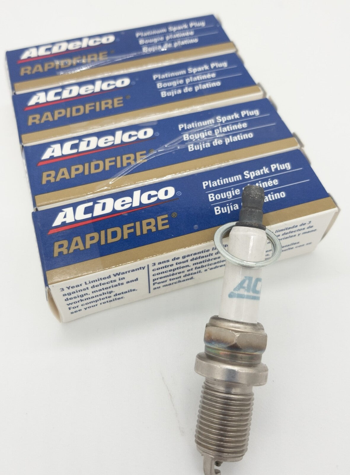 Spark Plugs set of 4 AC5 Platinum Acdelco for Barina Astra Viva Nissan Terrano Daewoo
