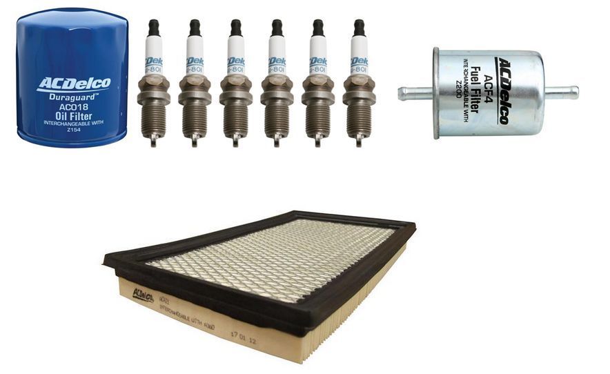 Air Fuel Oil Spark Plugs GM Service Kit ACDelco suitable for Commodore VN VP VR VS V6 HOLDEN