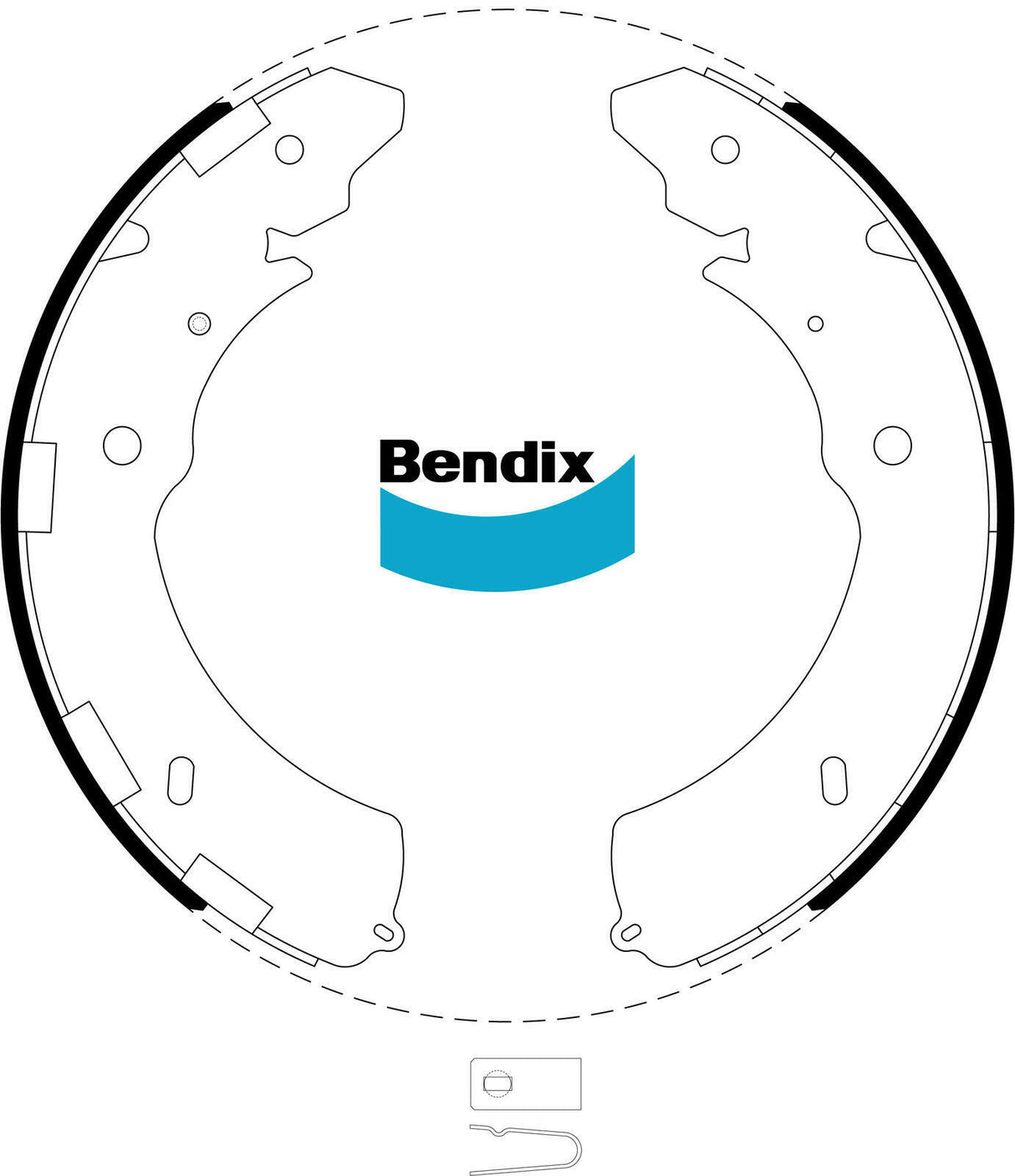 Bendix BS5018 Brake Shoe Set