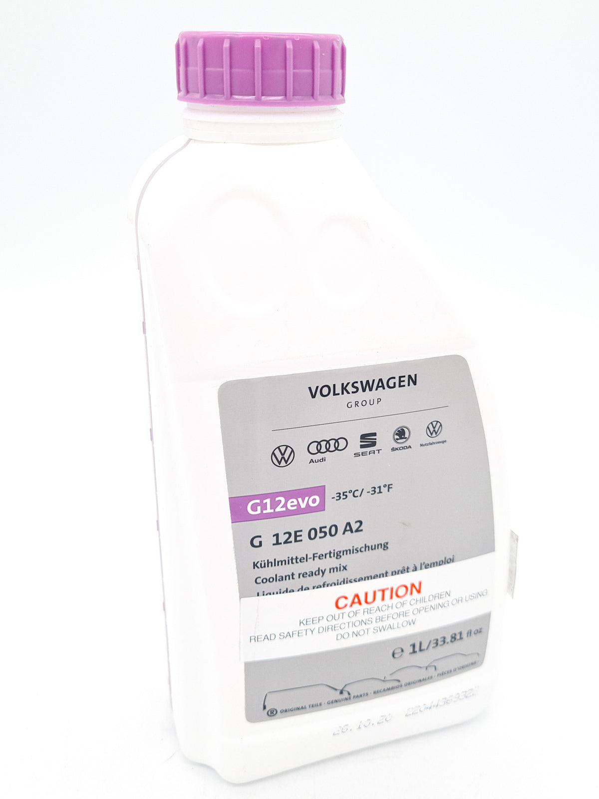 Coolant Genuine 1.0l VW G12E050A2 Volkswagen Audi Skoda Seat