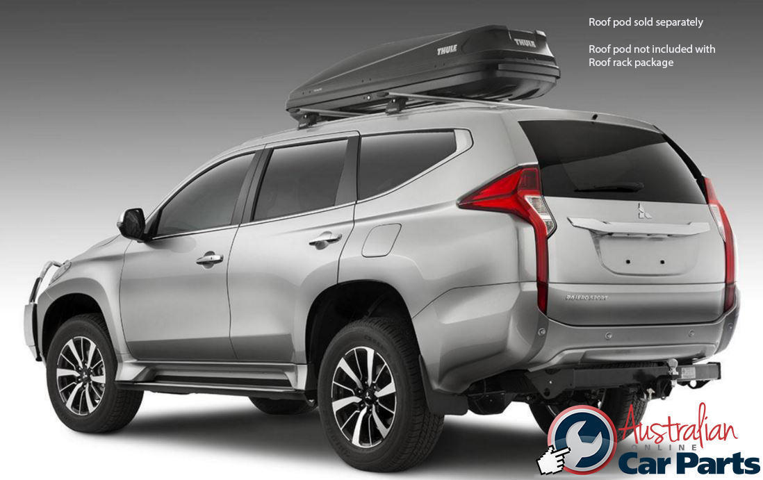 Roof racks (80kg) suits Mitsubishi Pajero sport QE Genuine 2016-