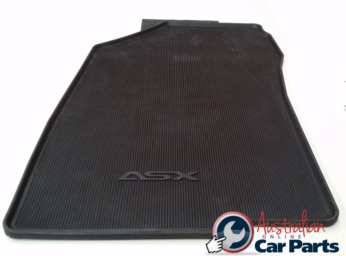 AUTO Rubber Floor Mats Brand New suitable for Mitsubishi ASX 2010-2017 XA XB BLACK Genuine