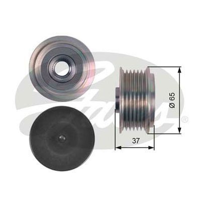 Pulley - Alternator Overrunning Clutch Gates OAP7107