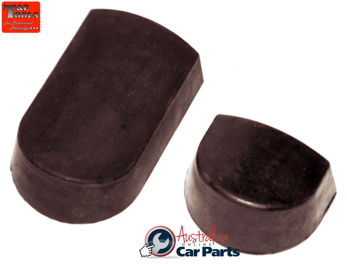 2 Piece Rubber Heel & Toe Dolly T&E Tools 1558