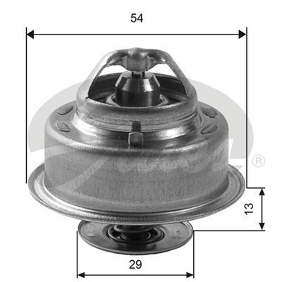 Thermostat Gates TH14488G1 for VOLVO 240 P242,P244 740 940 1980-95 2.3L Petrol