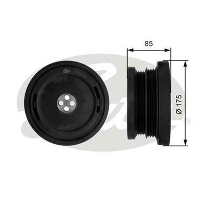 Harmonic Balancer Pulley Gates TVD1038