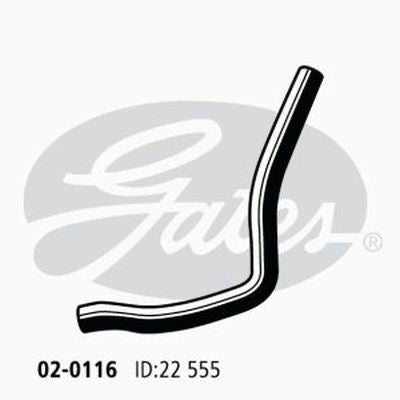 Heater Hose Gates 02-0116 suitable for 6 SAAB 900 1986-90 2.0L 4 Cyl. 16v DOHC EFI
