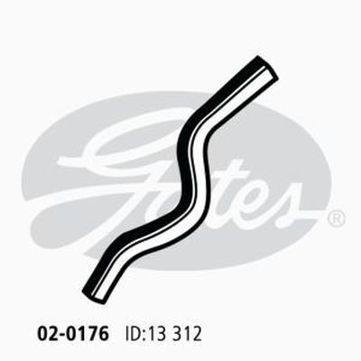 Heater Hose Gates 02-0176 For SUZUKI SWIFT Petrol AA AH AJ EA MA