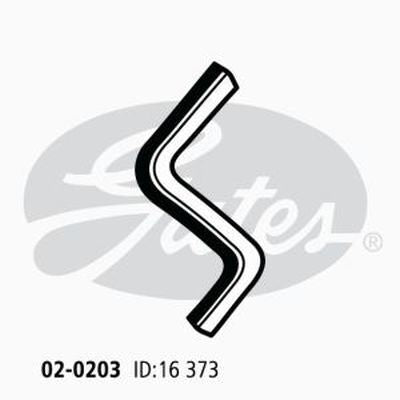 Heater Hose Gates 02-0203 For HYUNDAI S COUPE 1991-1996 Petrol SLC 1.5L
