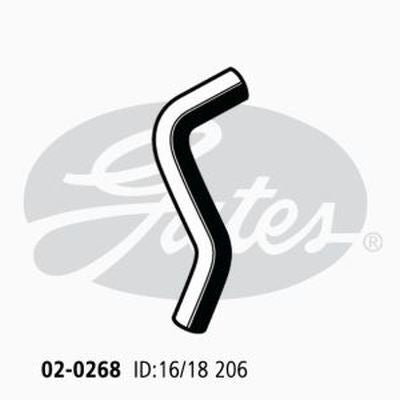 Heater Hose Gates 02-0268 for Toyota 4 Runner VZN130 1990-96 3L V6 12v