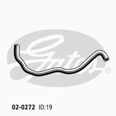 Heater Hose GATES 02-0272 for MAZDA 929 HD HE 3L RWD PETROL