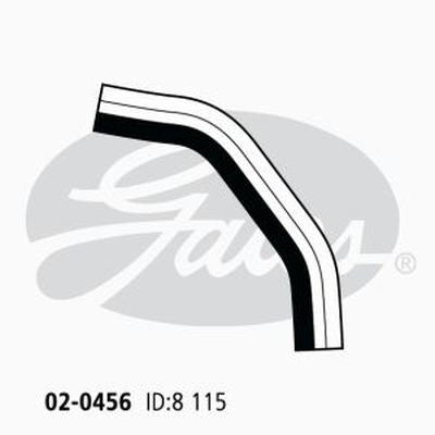 Heater Hose Gates 02-0456 for Holden Apollo JM JP Toyota Camry VDV10R 3L V6 24v