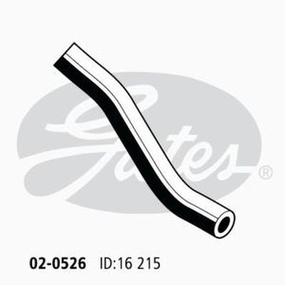 Heater Hose GATES 02-0526 for HOLDEN RODEO TF 2.3L 1991-2003 Petrol
