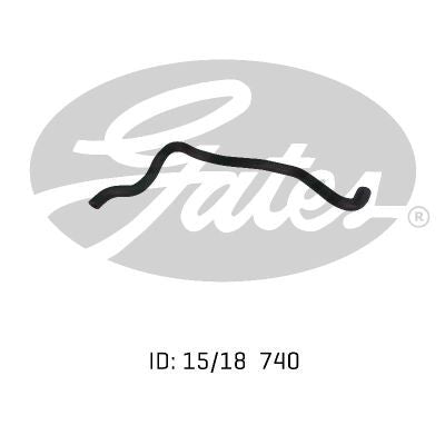 Heater Hose GATES 02-0605 for NISSAN PULSAR N15 1995-2000 1.6L Petrol