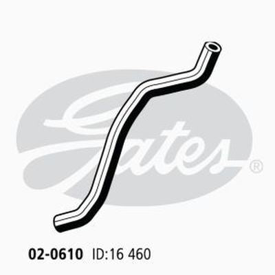 Heater Hose GATES 02-0610 for NISSAN PULSAR N15 1995-2001 2L Petrol