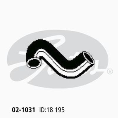 Heater Hose Gates 02-1031 for Toyota 4 Runner Hilux 3L AWD Petrol