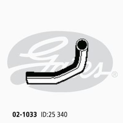 Upper Radiator Hose Gates 02-1033 for SUZUKI SWIFT 1.3L FWD PETROL