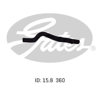 Heater Hose Gates 02-1071 for FORD LASER KN KNIII KQ 1.6L FWD PETROL