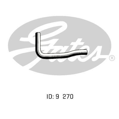 Heater Hose Gates 02-1229 for MITSUBISHI PAJERO NH NJ NK
