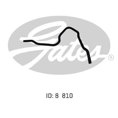 Heater Hose Gates 02-1274 for HOLDEN ASTRA TS 1.8L 2000-2005 FWD PETROL