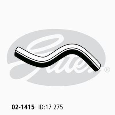 Heater Hose GATES 02-1415 for HYUNDAI EXCEL X-3 1.5L 1995-2001 Petrol
