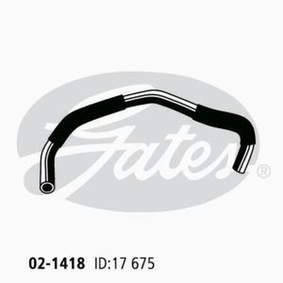 Heater Hose Gates 02-1418 for MAZDA/ EUNOS 3 BK (SP23) 2.3L 2004-09