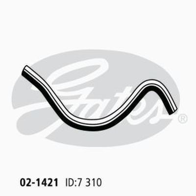 Heater Hose Gates 02-1421 for NISSAN PATROL TY61 GU 2007-2016 DIESEL