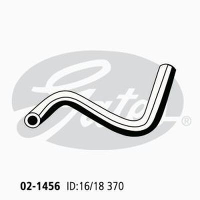 Heater Hose Gates 02-1456 for Toyota Hilux VZN167R 3.4L 2002-05