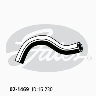 Heater Hose Gates 02-1469 for Toyota Hiace Commuter 2.7L Petrol